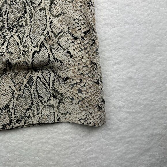 Equipment Femme 100% Silk Snakeskin Print Shift Mini Dress Size S Boho Western - Picture 3 of 12